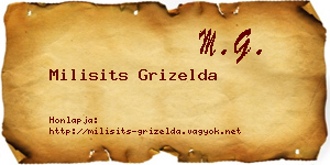 Milisits Grizelda névjegykártya